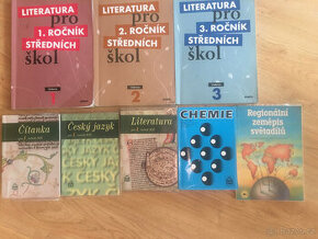 Literatura, Český jazyk ,chemie a zeměpis