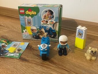 Duplo policejní motorka č. 10927