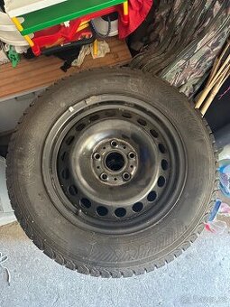 Kola, disk, plechy, pneu, Volkswagen, originál, 195/65 R15