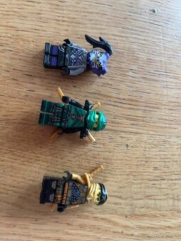 LEGO Ninjago – 3 originální figurky (Lloyd, Cole, Harumi)
