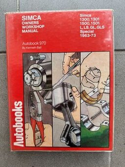 SIMCA 1300 1301 1500 1501 originální montážní manual