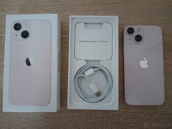 Prodám iPhone 13 mini 128GB Růžový 89% Baterie Top Stav