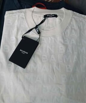 Luxusní triko Balmain s vysačkou vel.M.
