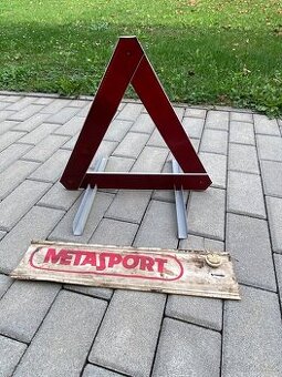 Výstražný trojúhelník retro