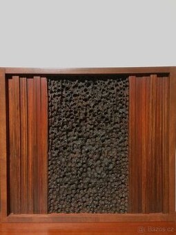 Ladislav Steininger: “Cesta do ráje”, reliéf dřevo, 2002