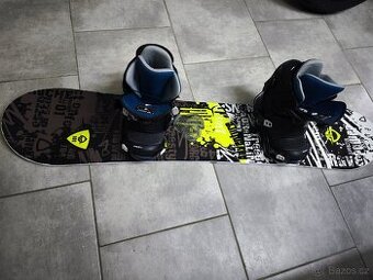 Snowboard komplet Raven 130 cm