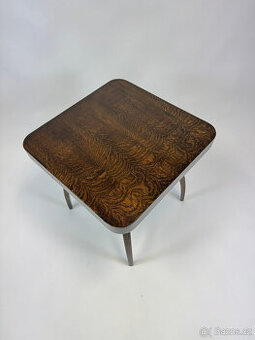 Konferenční stolek Halabala po renovaci - šelak