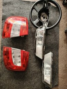 Škoda rapid Zadní světla, mlhovky a volant