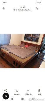 Postel masiv dřevo