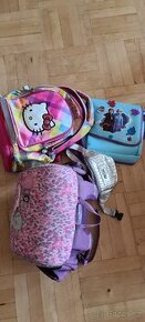 Školní aktovky pro 1-3.třídu, kabelka a ledvinka