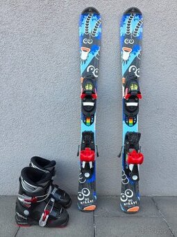 Lyže TECNO PRO, 90 cm + lyžáky