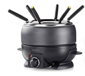 Sada na sýrové či čokoládové fondue. Jednou použité