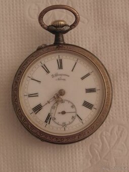 Starožitné kapesní hodinky J.DUQUESNE NANCY