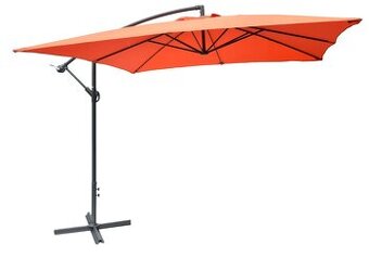 ROJAPLAST Slunečník zahradní boční, 270 x 270 cm, barva terr