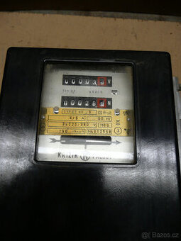 Staré elektroměry, součtové hodiny, spínací hodiny