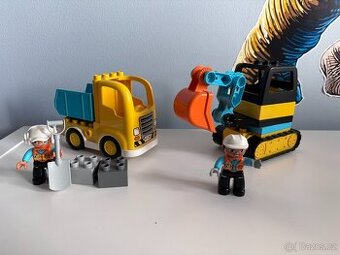 Lego Duplo 10931 - Stavba / Náklaďák a pásový bagr