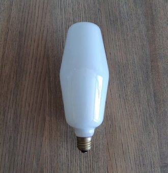 2 velké vintage žárovky Polam 60W a 100W, závit E27