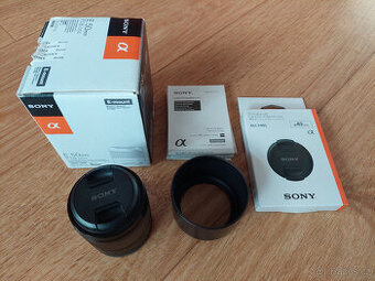 objektiv Sony 50 mm f/1,8 SEL černý