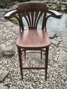 Dřevěná barová židle TON 2 ks