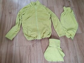 Fleecova nosící mikina s odepínacími rukávy velikost L