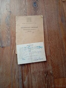 Prodám vyřazené doklady na ČZ 175