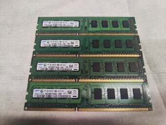 Velká sada RAM pamětí (DDR3, DDR2, DDR1)