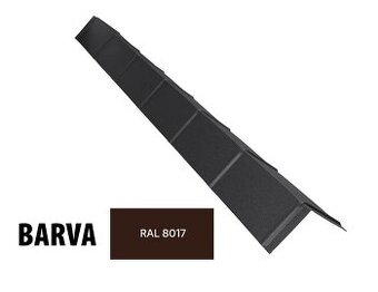 Blacho hřebenáč trapézový hnědý RAL 8017 2 m