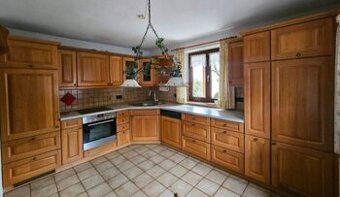 Velká dubová rustikální kuchyně se spotřebiči,6503