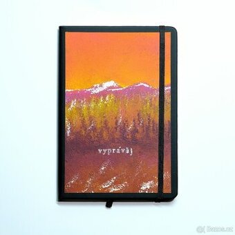 Ručně malované zápisníky A5 (linkované) 2