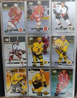 Hokejové karty OFS + Album Collector A4 černé 10 fólií