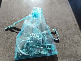 Dívčí vlasové doplňky – sada (gumičky, sponky, skřipec)