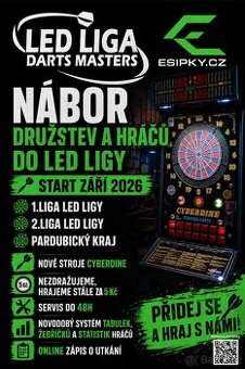 Šipky - 2.Liga Led Ligy Pardubického kraje (soft šipky)