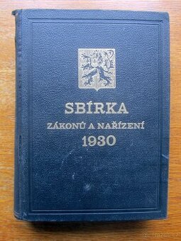 Sbírka zákonů a nařízení 1930 se státním znakem