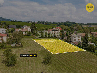 Prodej stavebního pozemku Milikov, 1693m2, 135922