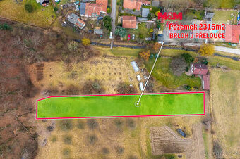 Prodej pozemku k bydlení, 2315 m², Brloh