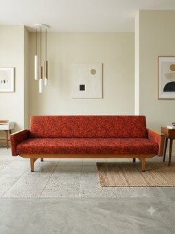 Sofa / daybed v bruselském mezinárodním stylu – zachovalý or
