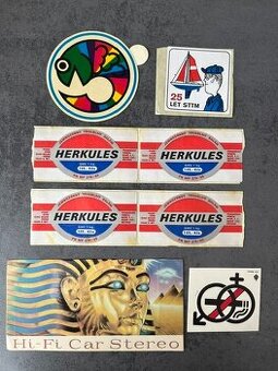 Retro samolepky