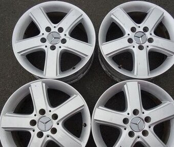 Originální Alu kola 5x112 16 Mercedes A a B disky zachovalé