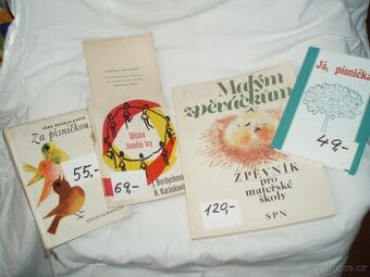 zpěvníky Já písnička-1,2,3,4