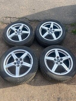 5x112 17 zimní ALU kola VW Škoda Seat Audi pěkný stav gum -