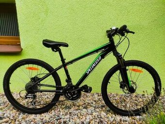 Značkové dětské kolo Specialized 24" (černá/zelená)#