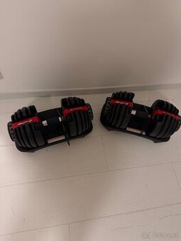 Sada nastavitelných činek (2,5 – 24 kg) jako nové