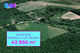 Prodej pole, 43 866 m², Maršov u Uherského Brodu