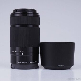 Objektiv Sony E 55210 mm f/4.5 6.3 OSS ZÁRUKA