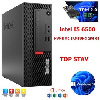 INTEL i5 Lenovo /256GB NVMe M2,Windows 11 Prof.záruka
