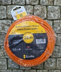 prodlužovací kabel Ecolite 25m 10A /NOVÝ/