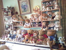 Sbírka plyšových medvědů