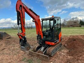 Kubota KX027-4 minibagr 2,7T + 2x lžíce