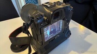 Canon R + BG + RF sklo