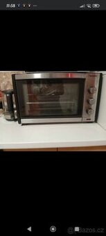 Bestron Horkovzdušná trouba s grilem 28L 1600W černá/stříbrn